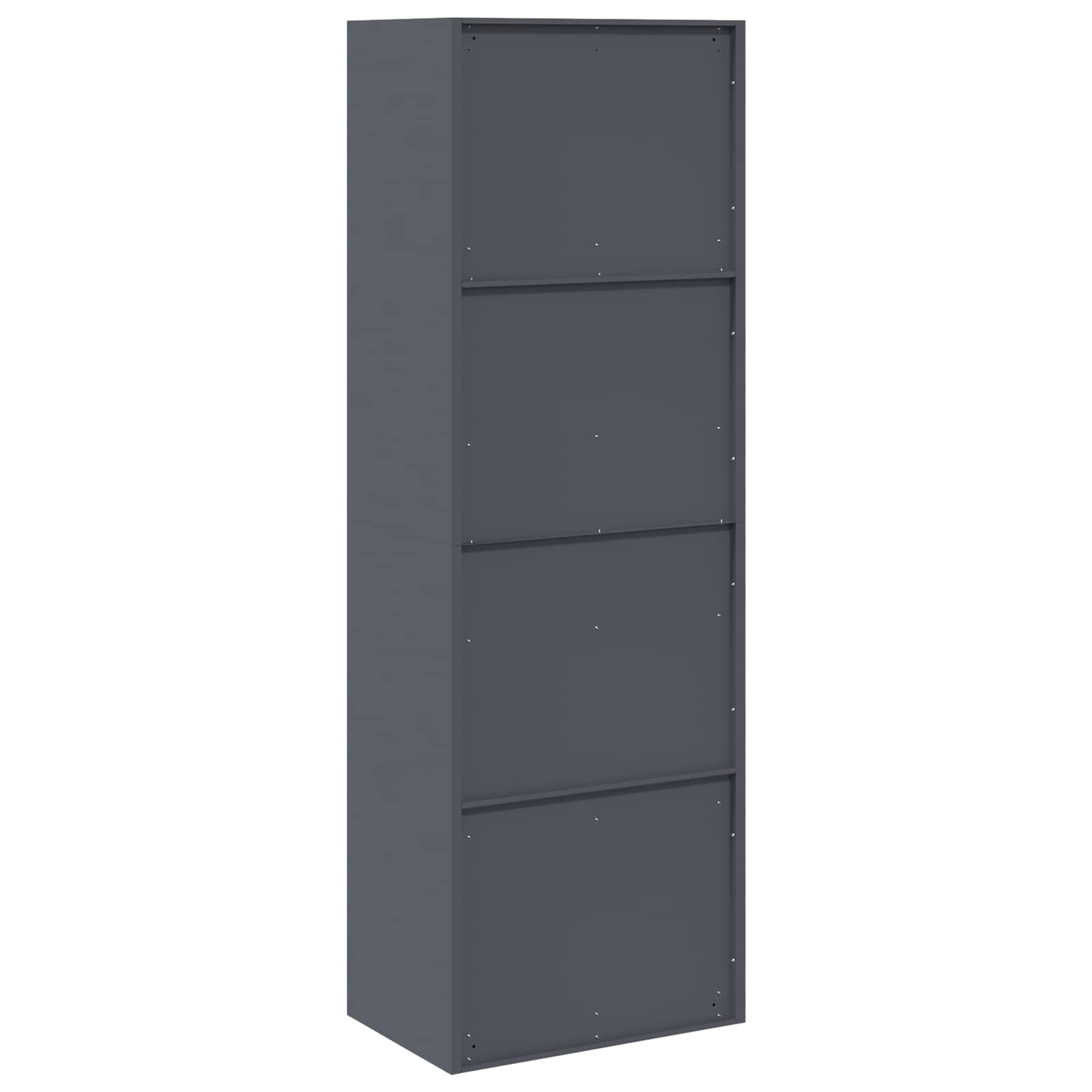 Storage Cabinet with Storage 2 pcs Anthracite 60 x 40 x180 cm