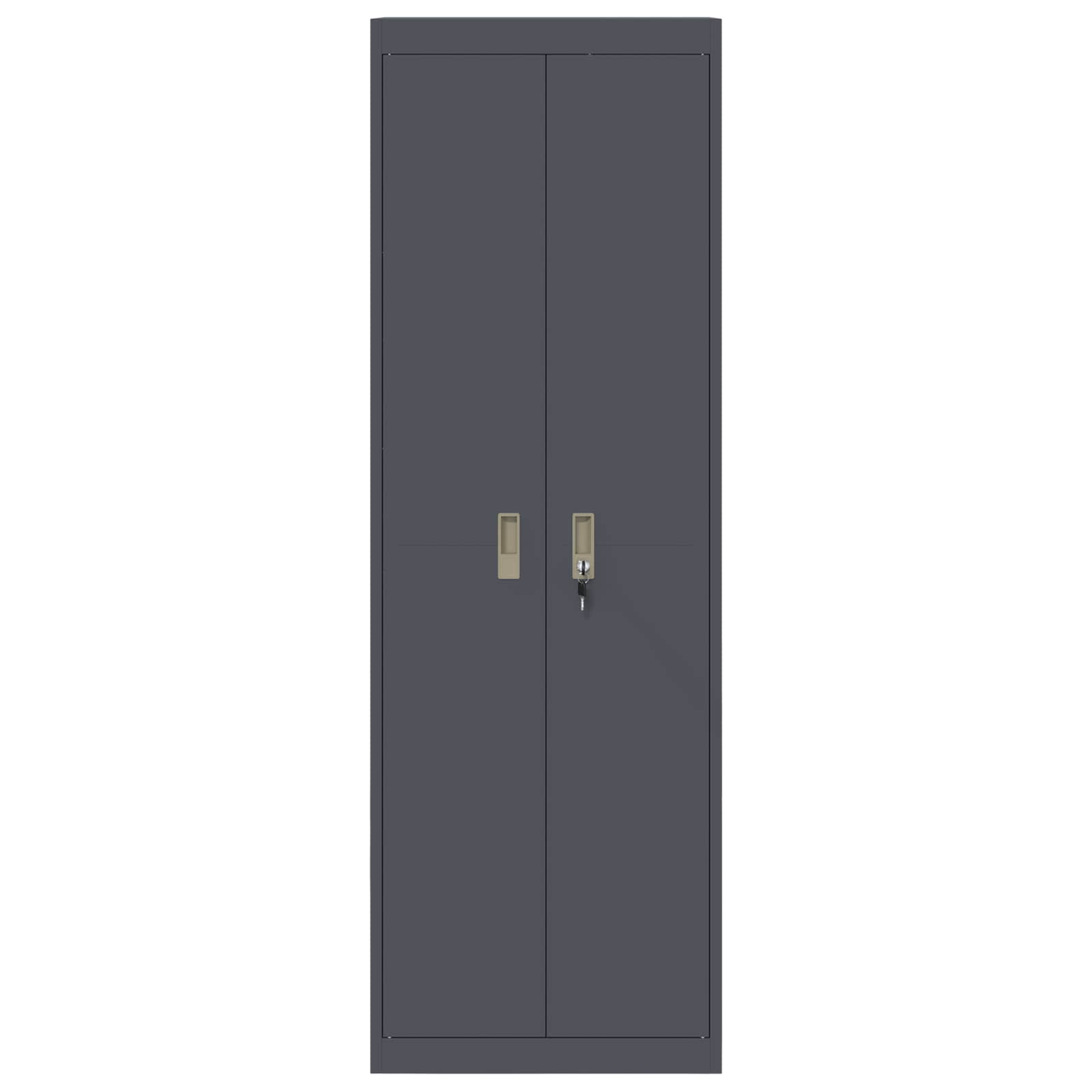 Storage Cabinet with Storage 2 pcs Anthracite 60 x 40 x180 cm