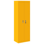 Storage Cabinet 2 pcs Mustard Yellow 60 x 40 x180 cm