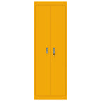 Storage Cabinet 2 pcs Mustard Yellow 60 x 40 x180 cm