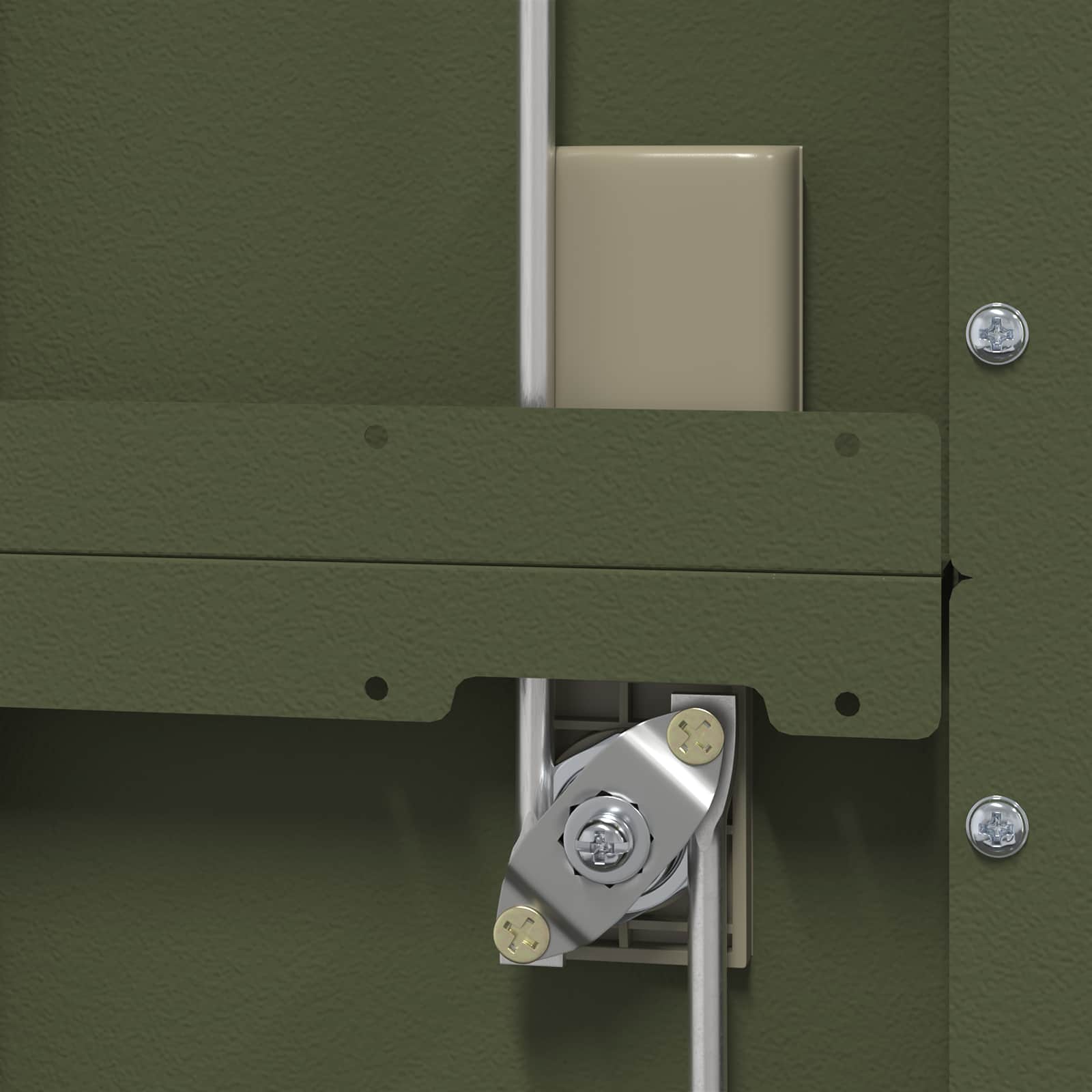 Storage Cabinet with Storage 2 pcs Olive Green 60 x 40 x180 cm