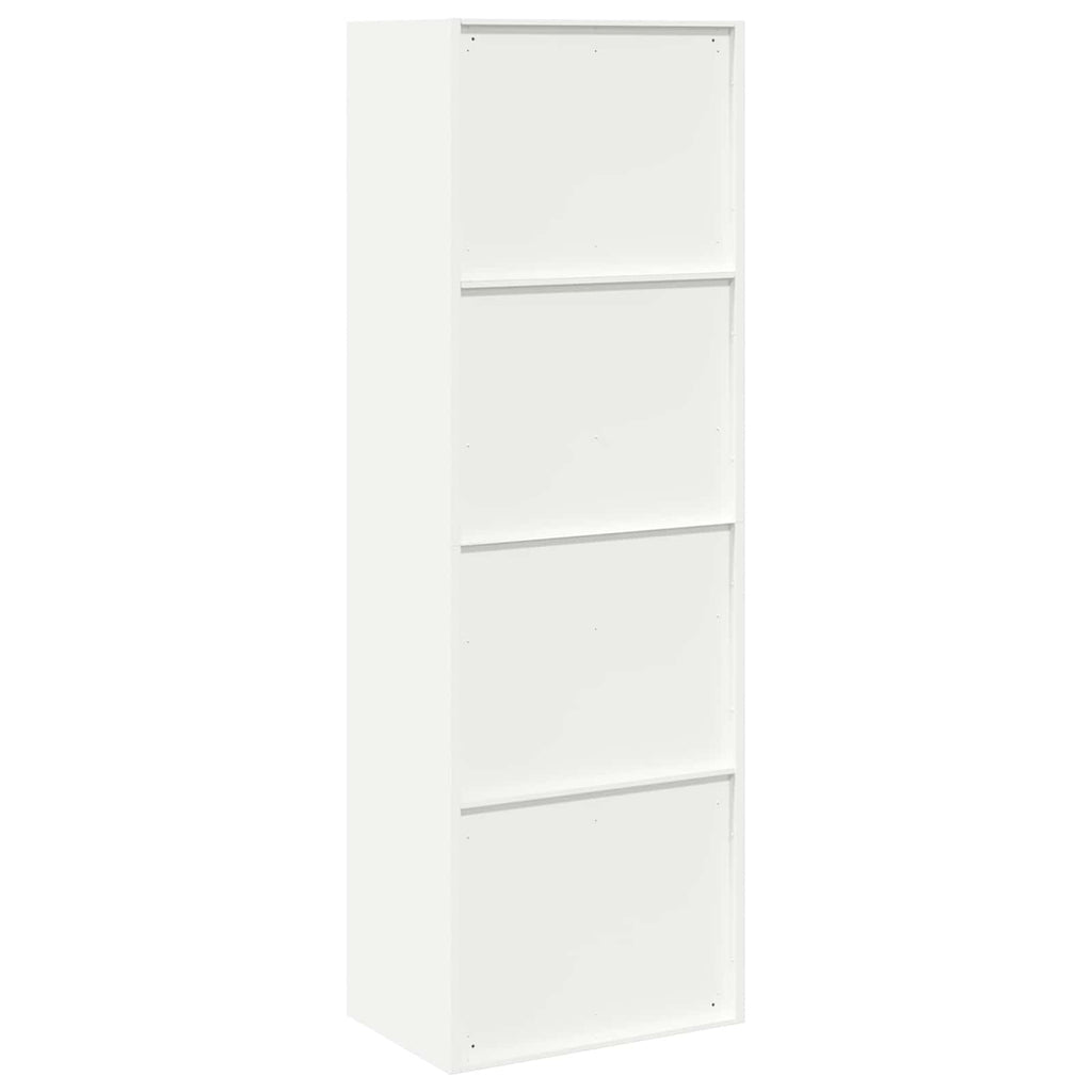 Storage Cabinet 2 pcs White 60 x 40 x180 cm Cold-Rolled Steel