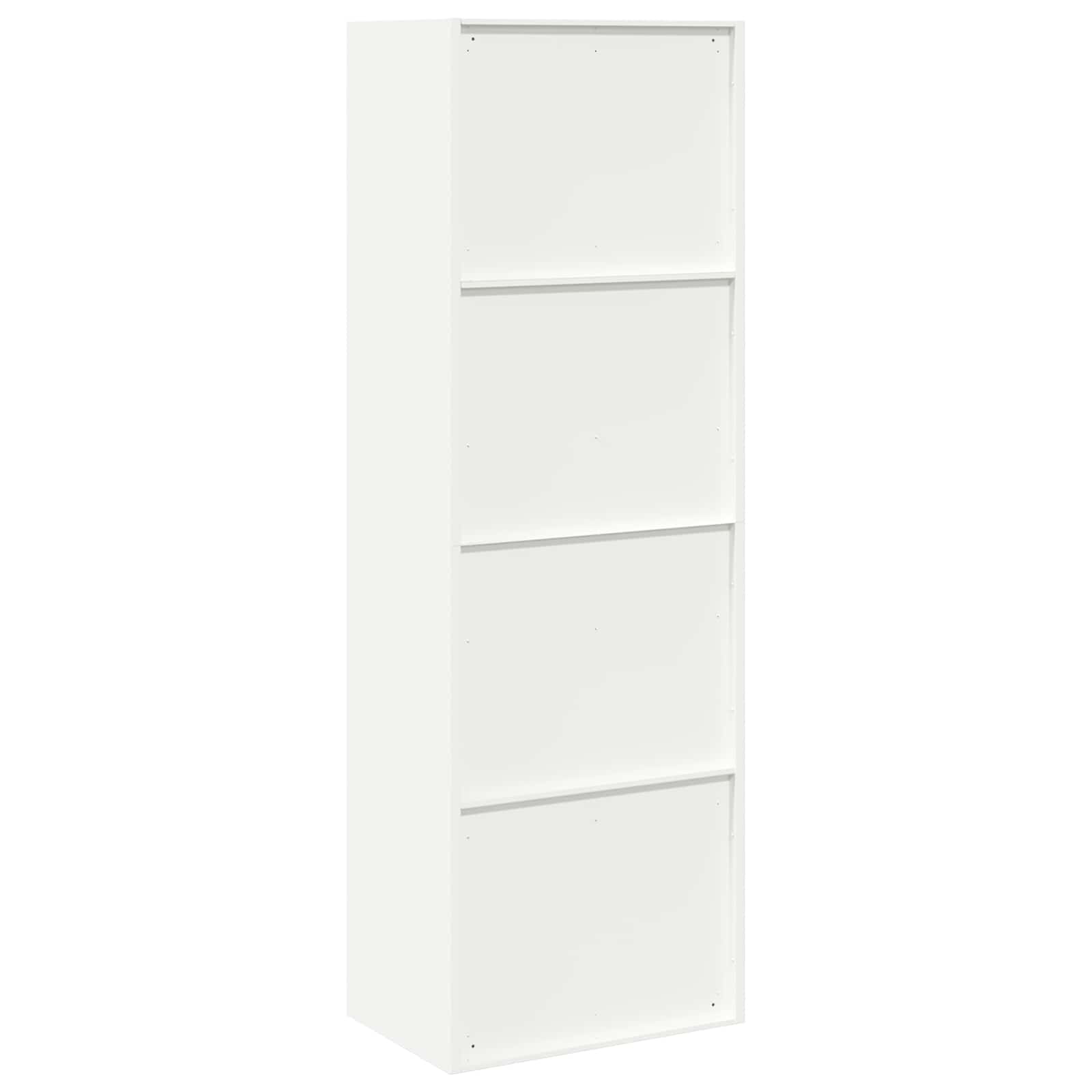 Storage Cabinet 2 pcs White 60 x 40 x180 cm Cold-Rolled Steel