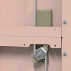 Storage Cabinet 2 pcs Pink 60 x 40 x200 cm Cold-Rolled Steel