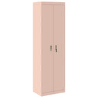 Storage Cabinet 2 pcs Pink 60 x 40 x200 cm Cold-Rolled Steel