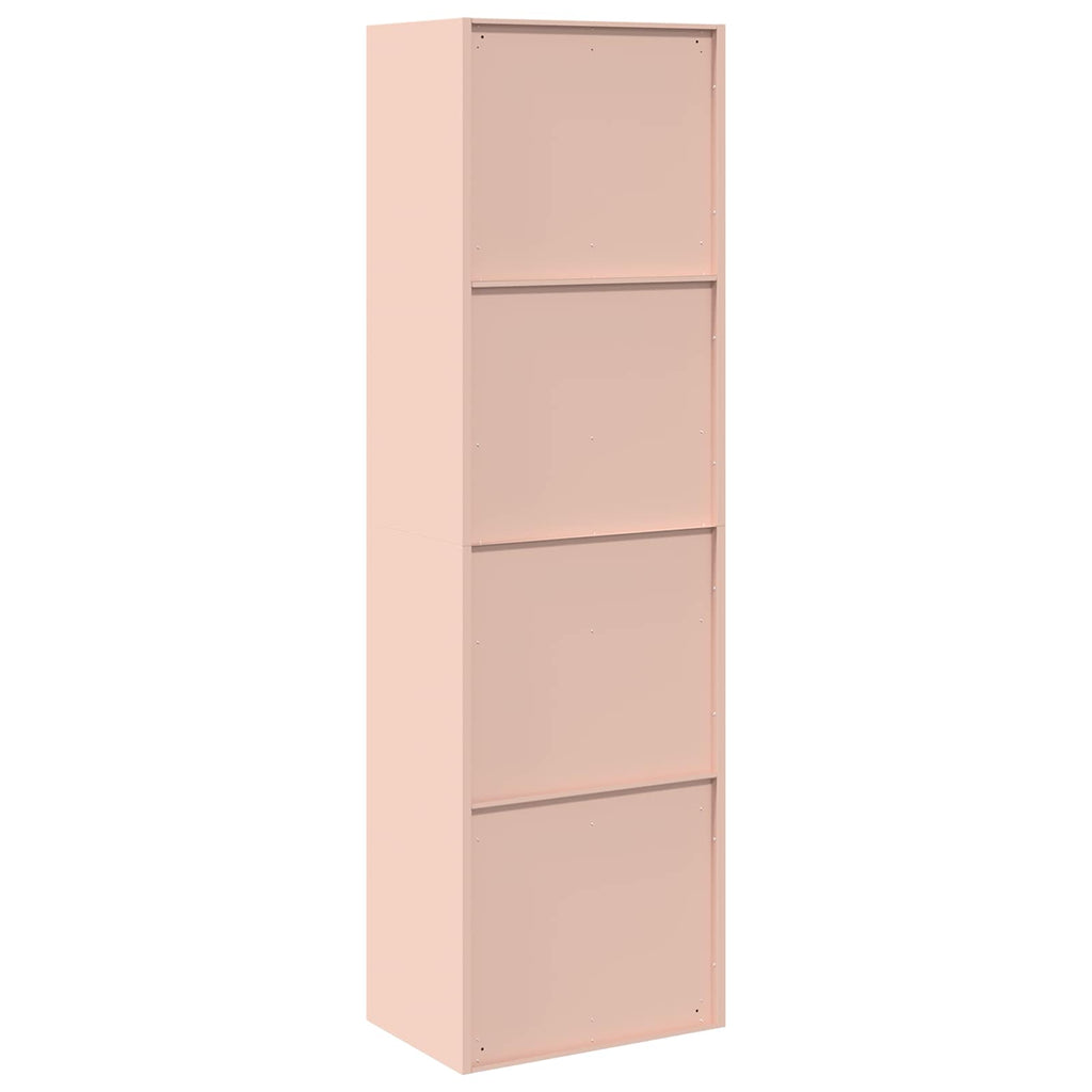 Storage Cabinet 2 pcs Pink 60 x 40 x200 cm Cold-Rolled Steel
