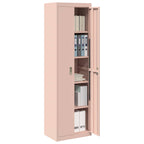 Storage Cabinet 2 pcs Pink 60 x 40 x200 cm Cold-Rolled Steel