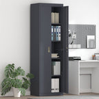 Storage Cabinet with Storage 2 pcs Anthracite 60 x 40 x200 cm