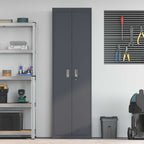 Storage Cabinet with Storage 2 pcs Anthracite 60 x 40 x200 cm