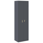 Storage Cabinet with Storage 2 pcs Anthracite 60 x 40 x200 cm
