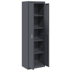 Storage Cabinet with Storage 2 pcs Anthracite 60 x 40 x200 cm
