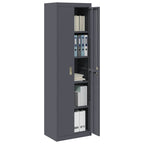 Storage Cabinet with Storage 2 pcs Anthracite 60 x 40 x200 cm