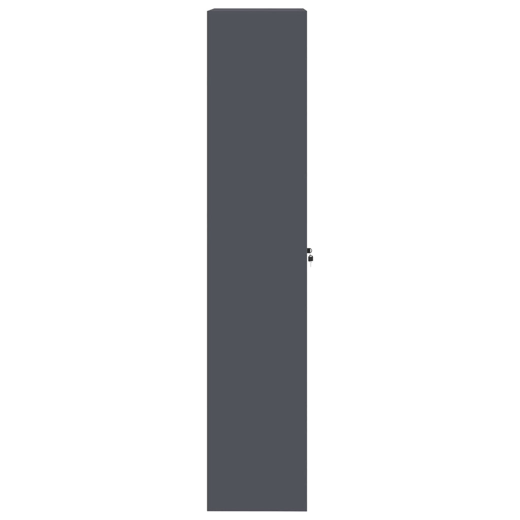 Storage Cabinet with Storage 2 pcs Anthracite 60 x 40 x200 cm