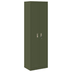 Storage Cabinet with Storage 2 pcs Olive Green 60 x 40 x200 cm