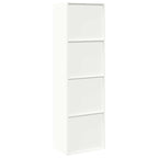 Storage Cabinet 2 pcs White 60 x 40 x200 cm Cold-Rolled Steel