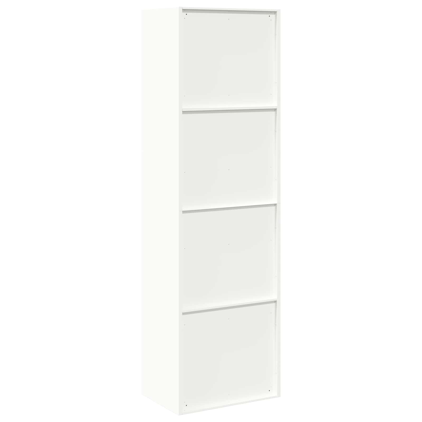 Storage Cabinet 2 pcs White 60 x 40 x200 cm Cold-Rolled Steel