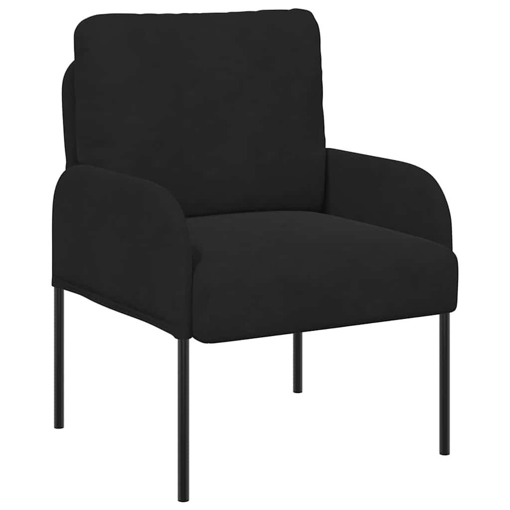 Sofas with Cushion Black 60 x 56 x 80 cm Plywood