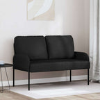 Sofas with Cushion Black 115 x 56 x 80 cm Plywood