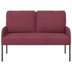 Sofas with Cushion Wine Red 115 x 56 x 80 cm Plywood