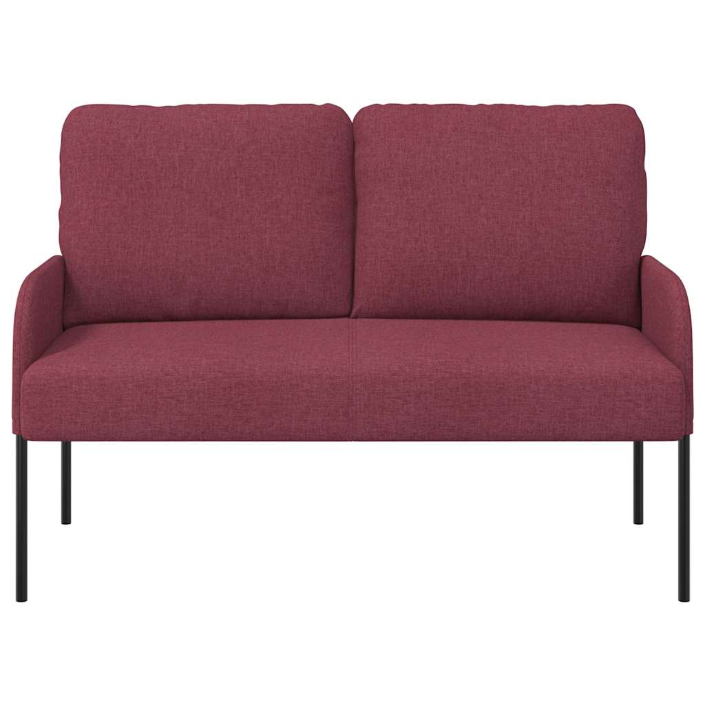Sofas with Cushion Wine Red 115 x 56 x 80 cm Plywood
