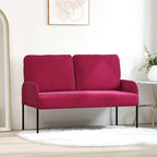 Sofas with Cushion Wine Red 115 x 56 x 80 cm Plywood