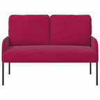 Sofas with Cushion Wine Red 115 x 56 x 80 cm Plywood