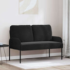 Sofas with Cushion Black 115 x 56 x 80 cm Plywood