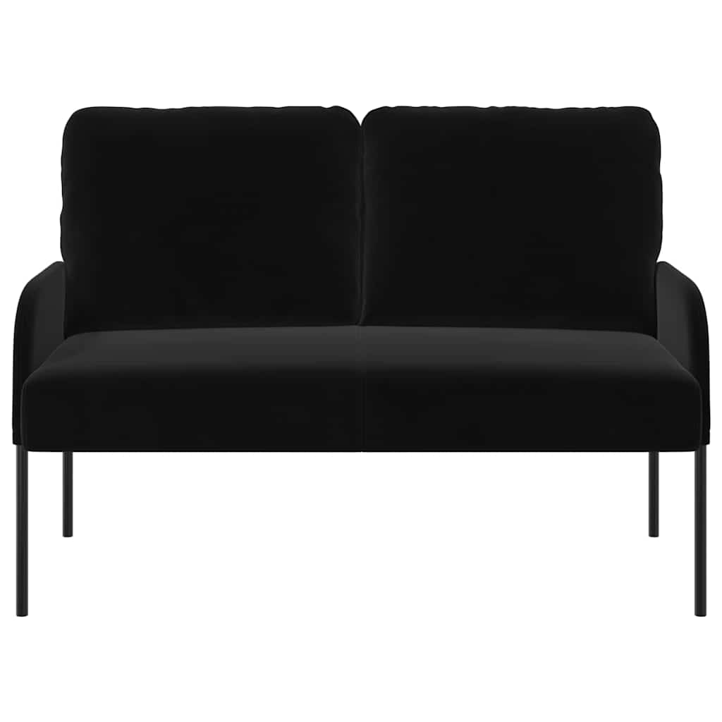 Sofas with Cushion Black 115 x 56 x 80 cm Plywood