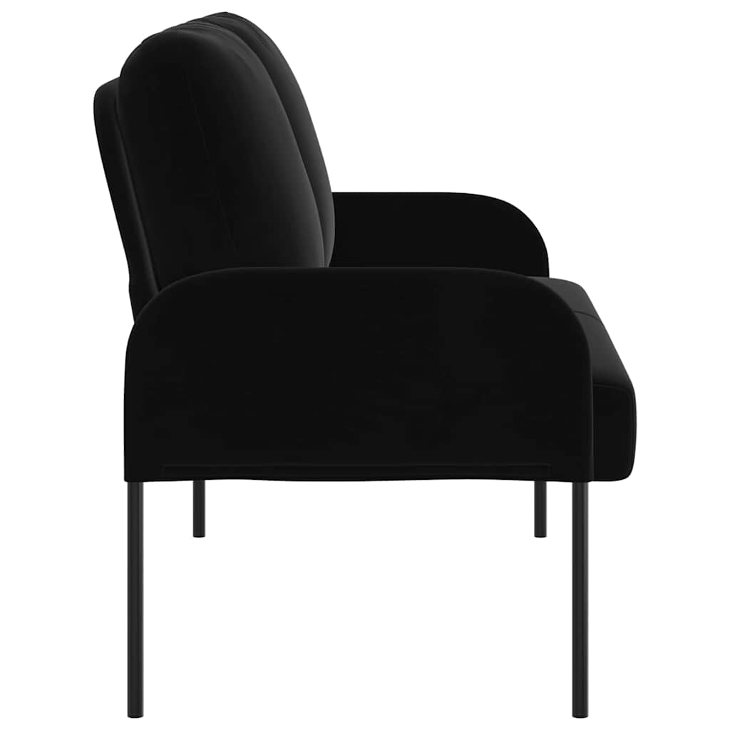 Sofas with Cushion Black 115 x 56 x 80 cm Plywood