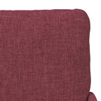 Sofa Sets with Cushion 3 pcs Wine Red 115 x 56 x 80 cm Plywood