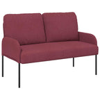Sofa Sets with Cushion 3 pcs Wine Red 115 x 56 x 80 cm Plywood