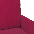 Sofa Sets with Cushion 3 pcs Wine Red 115 x 56 x 80 cm Plywood