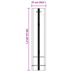 Sandbags 10 pcs Green 120 x 27 cm HDPE