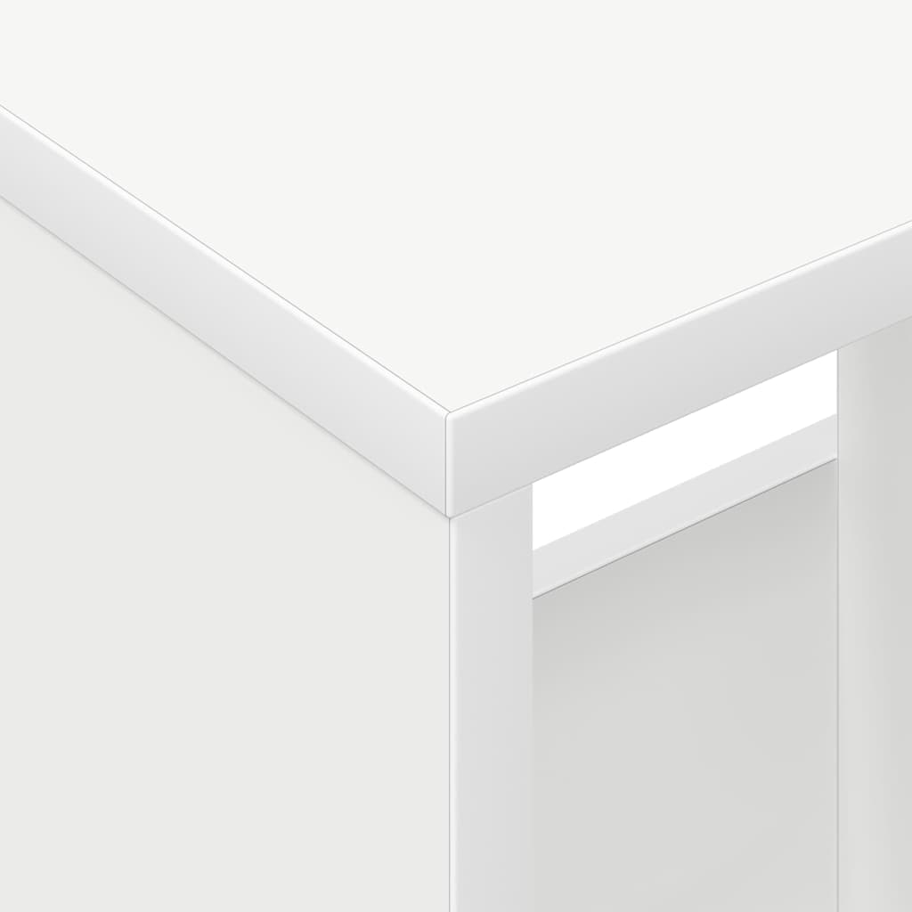 Magazine Rack White 102 x 30 x 45 cm