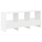 Magazine Rack White 102 x 30 x 45 cm