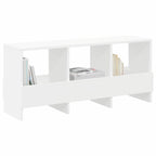 Magazine Rack White 102 x 30 x 45 cm