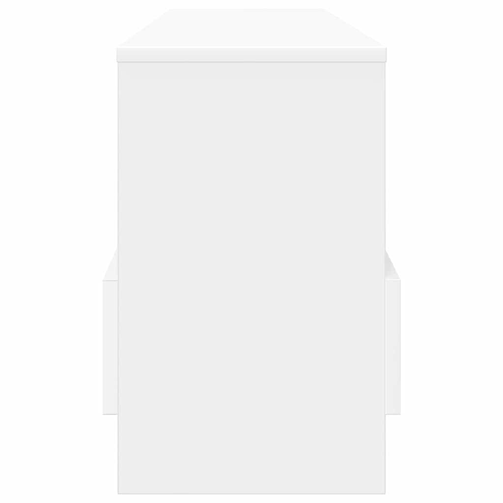 Magazine Rack White 102 x 30 x 45 cm