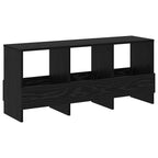 Magazine Rack Black Oak 102 x 30 x 45 cm