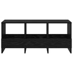 Magazine Rack Black Oak 102 x 30 x 45 cm