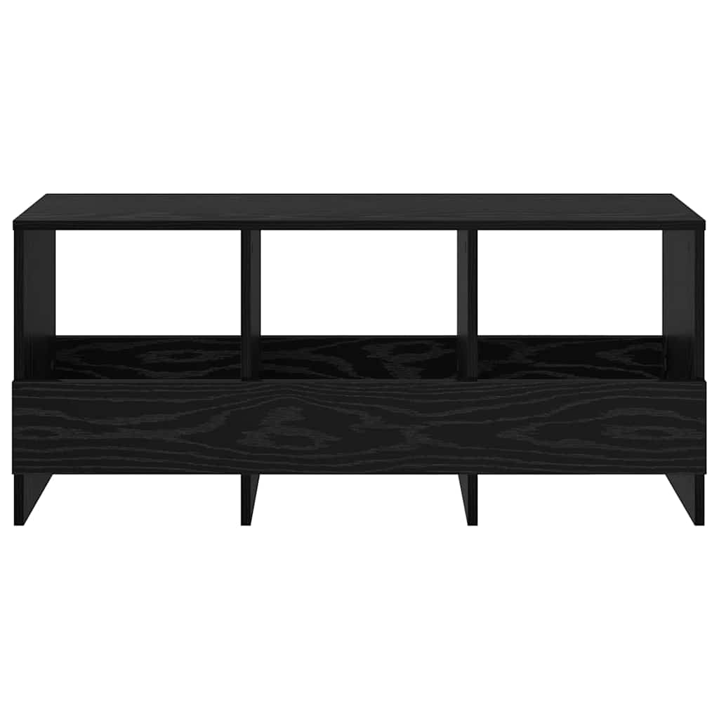 Magazine Rack Black Oak 102 x 30 x 45 cm
