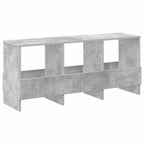 Magazine Rack Concrete Grey 102 x 30 x 45 cm