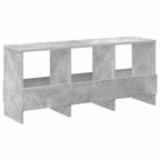Magazine Rack Concrete Grey 102 x 30 x 45 cm