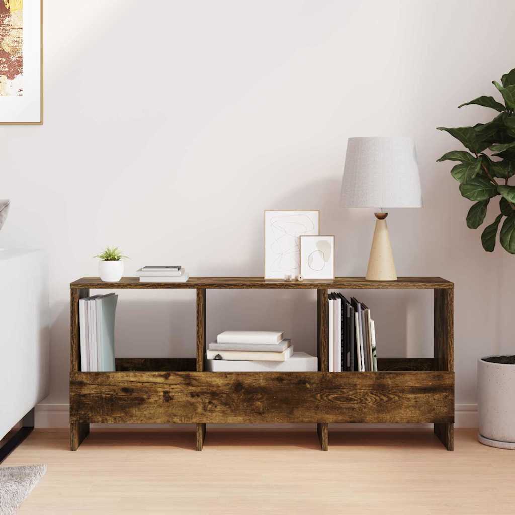 Magazine Rack Smoked Oak 102 x 30 x 45 cm