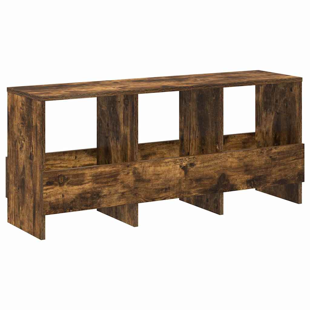 Magazine Rack Smoked Oak 102 x 30 x 45 cm
