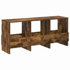 Magazine Rack Smoked Oak 102 x 30 x 45 cm