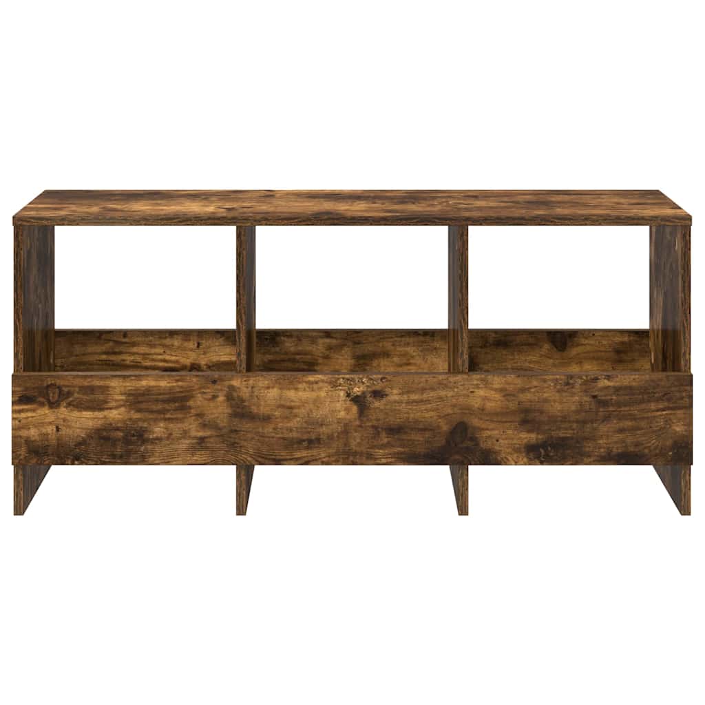 Magazine Rack Smoked Oak 102 x 30 x 45 cm