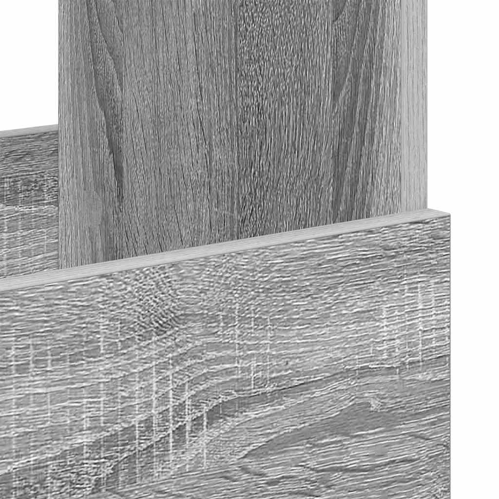 Magazine Rack Grey Sonoma 102 x 30 x 45 cm