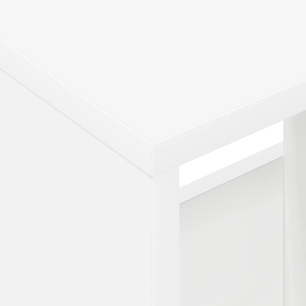 Magazine Rack White 35 x 30 x 45 cm