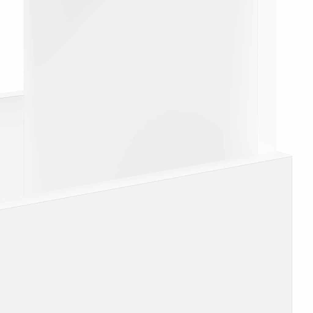 Magazine Rack White 35 x 30 x 45 cm