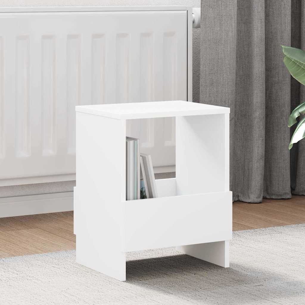 Magazine Rack White 35 x 30 x 45 cm